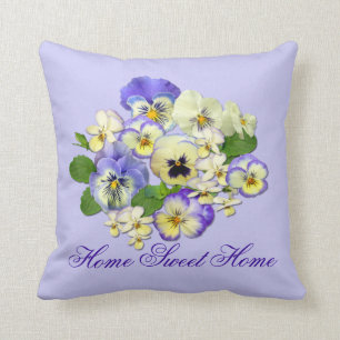 Pastel Pansies Kussen