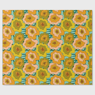 Pastel Papavers Inpakpapier