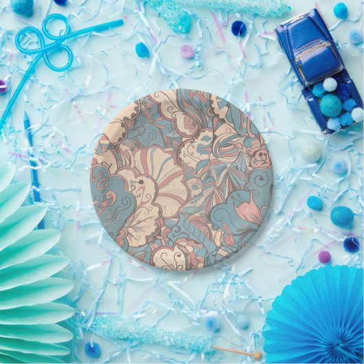  pastel papieren bordje (Feest)