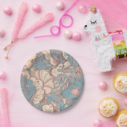  pastel papieren bordje (Feest)