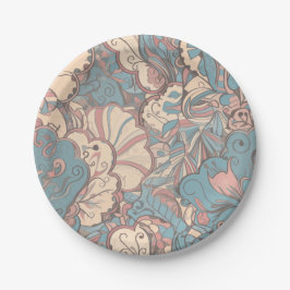 pastel papieren bordje