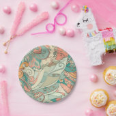 pastel papieren bordje (Feest)