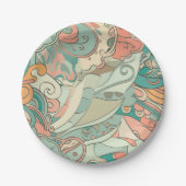 pastel papieren bordje (Voorkant)