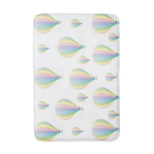 Pastel Parachutes Bathroom Bath Mat (Voorkant Verticaal)