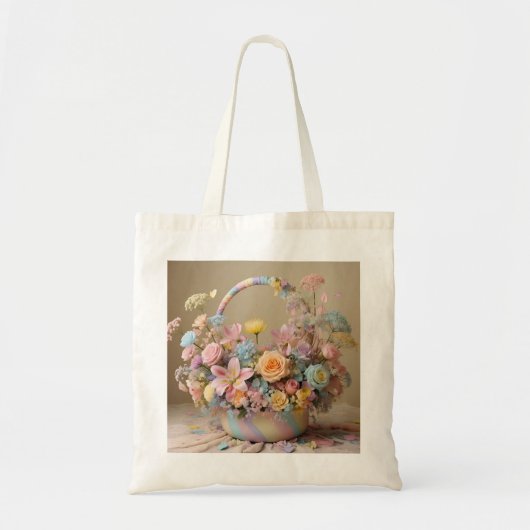'PASTEL PARADISE' Canvas tas (Voorkant)
