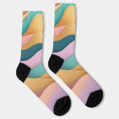 Pastel Paradise Stripes Sok Collectie voor Vrouwen (Rechts)