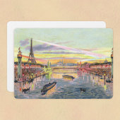 Pastel Paris uitnodiging