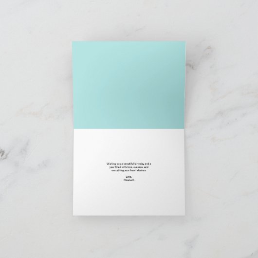 Pastel Party Doodle Verjaardag Kaart (Binnen)