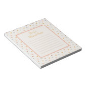 Pastel party Mitzvah Note Notitieblok (Schuin)