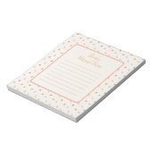 Pastel party Mitzvah Note Notitieblok (Linkerzijde)
