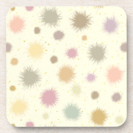 Pastel Party Pollen - naadloos patroon. Bier Onderzetter