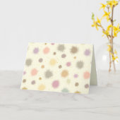 Pastel Party Pollen - naadloos patroon. Kaart (Gele Bloem)