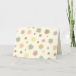 Pastel Party Pollen - naadloos patroon. Kaart