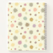 Pastel Party Pollen - naadloos patroon. Notitieboek (Achterkant)