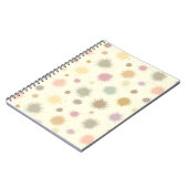Pastel Party Pollen - naadloos patroon. Notitieboek (Linkerzijde)
