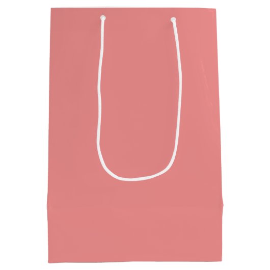Pastel Pasen Gift Bag - Gepersonaliseerd & feestel Medium Cadeauzakje (Achterkant)