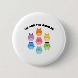 Pastel Pasen Grappige Homies Meme Schattig Door  Ronde Button 5,7 Cm