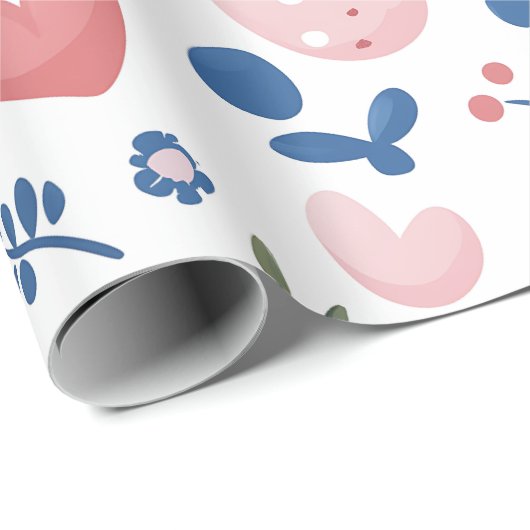 Pastel Pasen Grote print – 30" x 6' Roll Cadeaupapier (Rol Hoek)