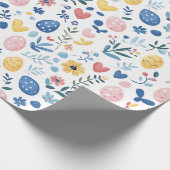 Pastel Pasen Medium Print – 30" x 6' Roll Cadeaupapier (Hoek)