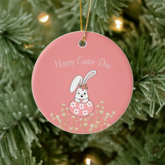 Pastel Pasen Ornament - Gepersonaliseerd & Feestel (Boom)
