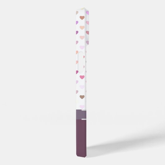 Pastel Passion Hearts Persoonlijke naam Case-Mate iPhone Case (Achterkant / Rechts)