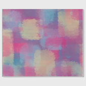 Pastel Patchwork Abstract Dreamweaver-design Cadeaupapier (Vlak)