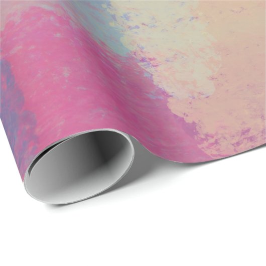 Pastel Patchwork Abstract Dreamweaver-design Cadeaupapier (Rol Hoek)