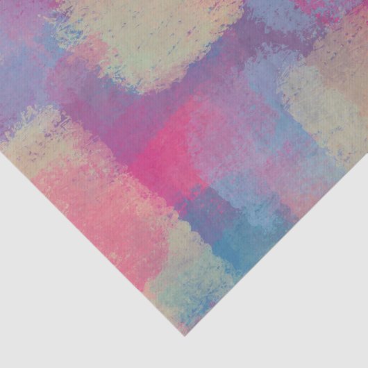 Pastel Patchwork Abstract Dreamweaver-design Tissuepapier (Detail)