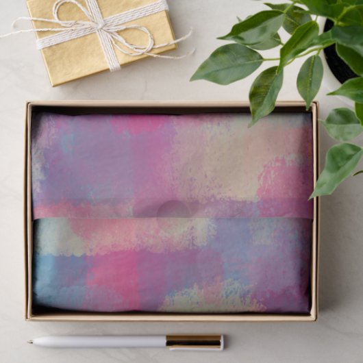 Pastel Patchwork Abstract Dreamweaver-design Tissuepapier (Geschenk)