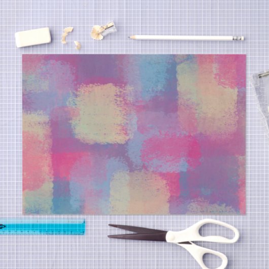 Pastel Patchwork Abstract Dreamweaver-design Tissuepapier (Craft)