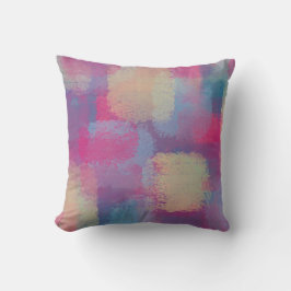 Pastel Patchwork Abstract ontwerp Kussen