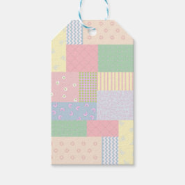 Pastel Patchwork Cadeaulabel