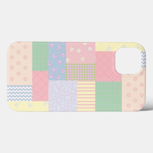 Pastel Patchwork Case-Mate iPhone Case (Achterkant (horizontaal))
