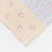 Pastel Patchwork Fleece Deken (Hoek)