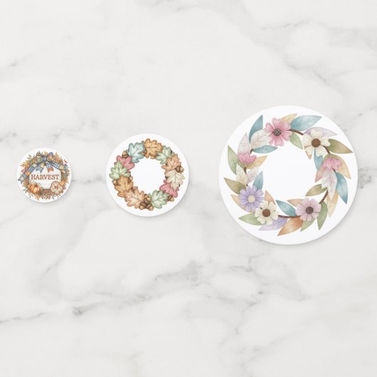 PASTEL PATCHWORK HERFST HERFST DANKBAAR CONFETTI (Achterkanten)