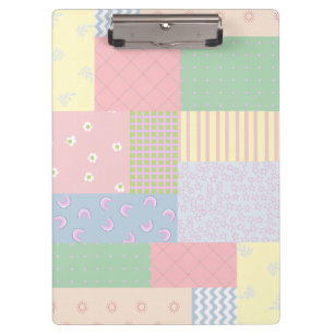 Pastel Patchwork Klembord