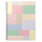 Pastel Patchwork Notitieboek (Voorkant)
