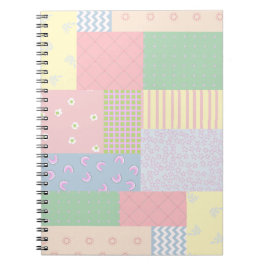 Pastel Patchwork Notitieboek