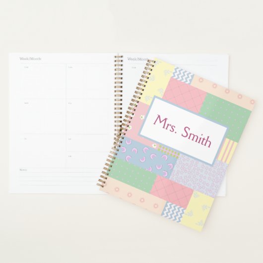 Pastel Patchwork Planner (Display)