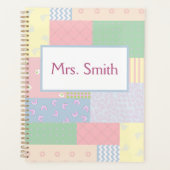Pastel Patchwork Planner (Voorkant)