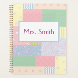 Pastel Patchwork Planner