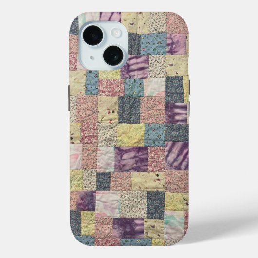 Pastel Patchwork Quilt telefoonhoesje Case-Mate iPhone Case (Achterkant)