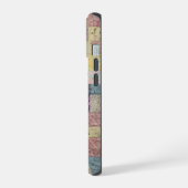Pastel Patchwork Quilt telefoonhoesje iPhone 15 Case (Linkerkant)