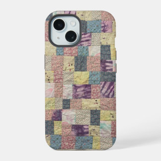 Pastel Patchwork Quilt telefoonhoesje iPhone 15 Case