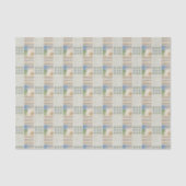 Pastel Patchwork Quilt Vloeipapier Tissuepapier (Voorkant)