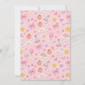 Pastel Patchwork Regenboog 7e Verjaardagsfeestje M Kaart (Achterkant)