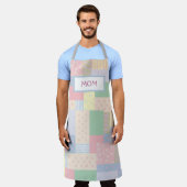 Pastel Patchwork Schort (Gedragen)