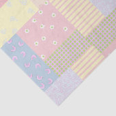 Pastel Patchwork Tissuepapier (Detail)