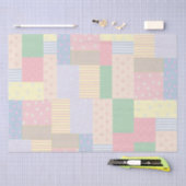 Pastel Patchwork Tissuepapier (Craft)