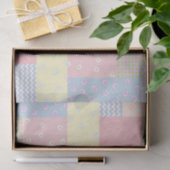 Pastel Patchwork Tissuepapier (Geschenk)
